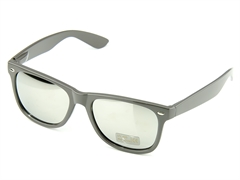 Wayfarer Sonnenbrille grau verspiegelt